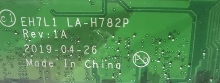 EH7L1 LA-H782P Rev 1A